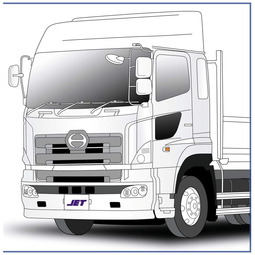 Jet Inoue Emblem Plate Mirror Finish Hole Design for New Profia 524452
