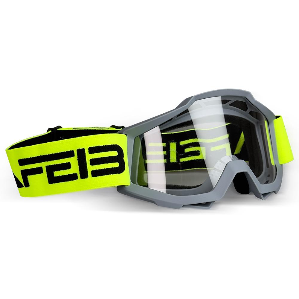 NAFEIB Lightweight Motocross Goggles Windproof Impact-Resistant HD Vision for MTB ATV Off-Road Riding