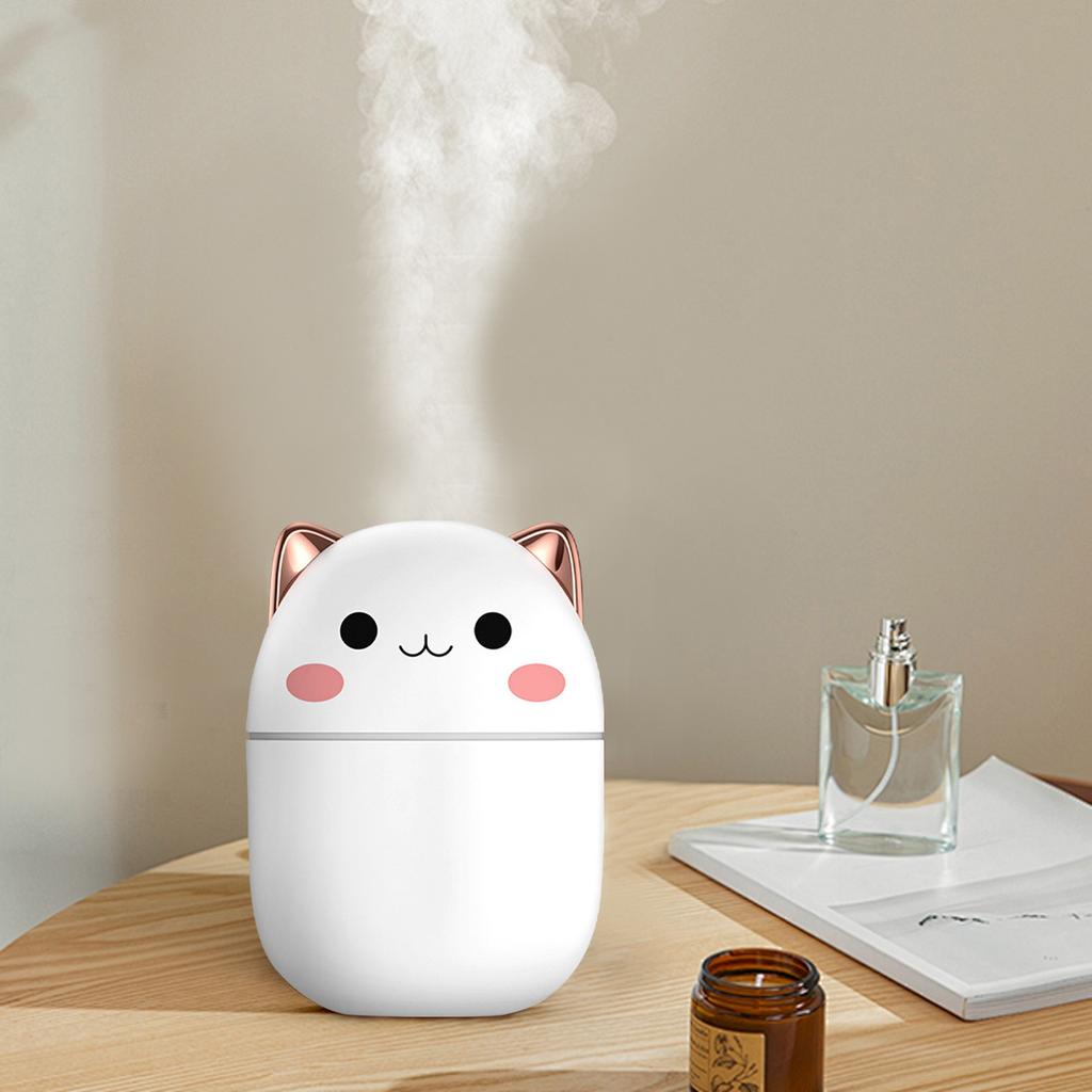 Увлажнитель воздуха Cute Cat, устройство для увлажнения воздуха в машине Cute Cat, тихий распылитель для рабочего стола Cute