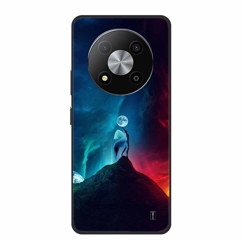 Phone Case For ZTE Blade A73 5G Back Cover Case Black Silicone Shockpoof Soft Funda For ZTE Blade A73 5G Case A 73 6.52" Coque
