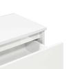 Nightstands 2 pcs. High Gloss White 40 x 30 x 39 cm Particleboard