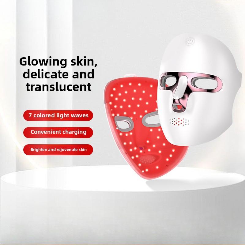 Обновление области вокруг глаз, прогревание кожи, фотонное омоложение, маска красоты, цветной светодиодный спектр, домашняя маска для лица