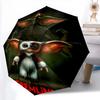 Gremlins 35th Anniversary: Chaos Charm Folding umbrella Umbrella durable Umbrella Three folds Sun umbrella