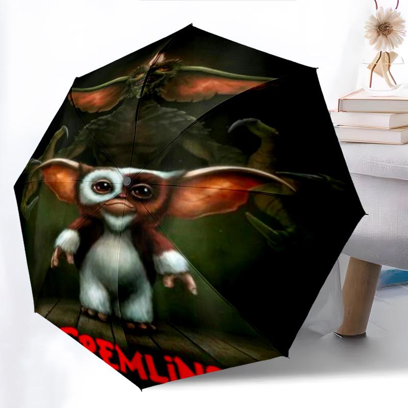 Gremlins 35th Anniversary: Chaos Charm Folding umbrella Umbrella durable Umbrella Three folds Sun umbrella