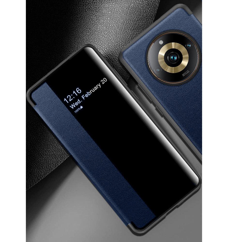 Realme 11 Pro 5G / 11 Pro+ 5G Case with Side View Flip, Blue