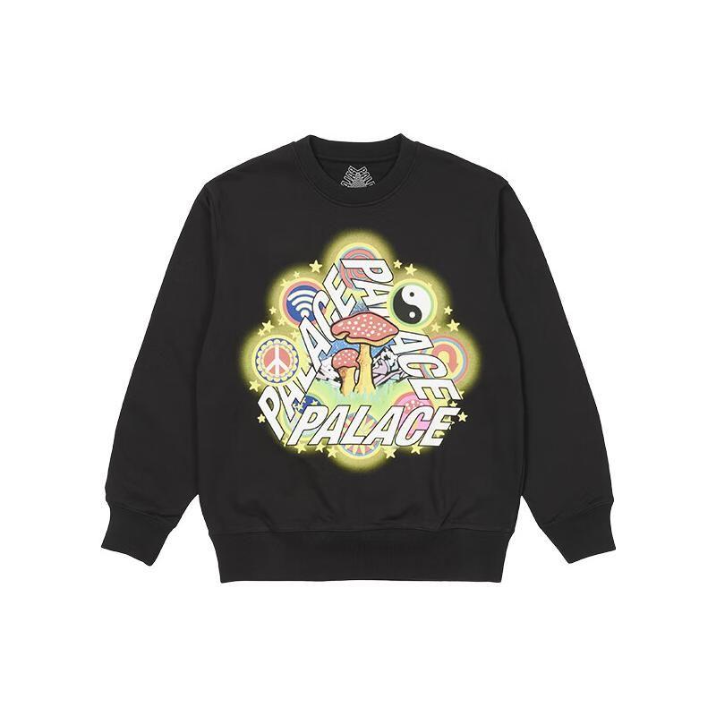 Palace Bun 5G Crew Черный Унисекс Топы P23CW033
