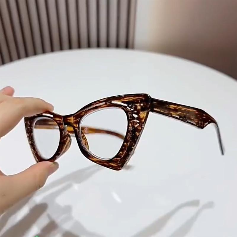 NEW Fashion Anti Blue Light Blocking Reading Glasses Women 2024 Luxury Brand Designer Eyewear Frame for Presbyopia Eyeglasses 0 To +4