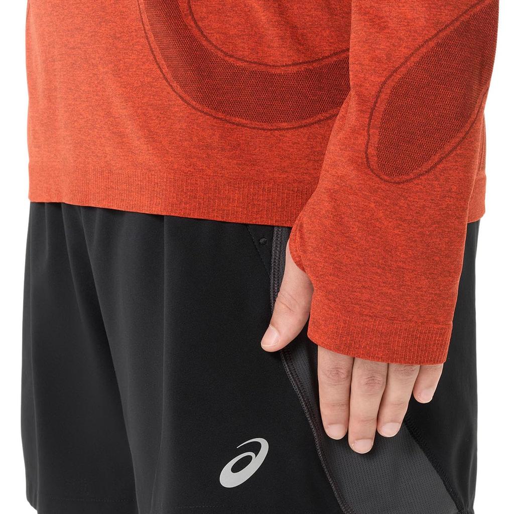 Одежда для бега ROAD SEAMLESS LS TOP 2011D356 402 L [ASICS] Мужская (ЭНЕРДЖИ АКВА)