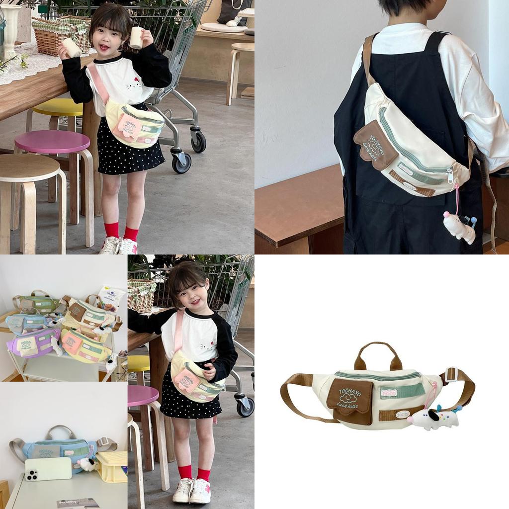 Adorable And Lightweight Nylon Crossbody Bag For Kids Stylish Shoulder Backpack
