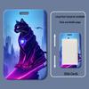 Держатель для ID-карты с рисунком Черной Пантеры: Стильная раздвижная крышка для студенческих или рабочих пропусков.