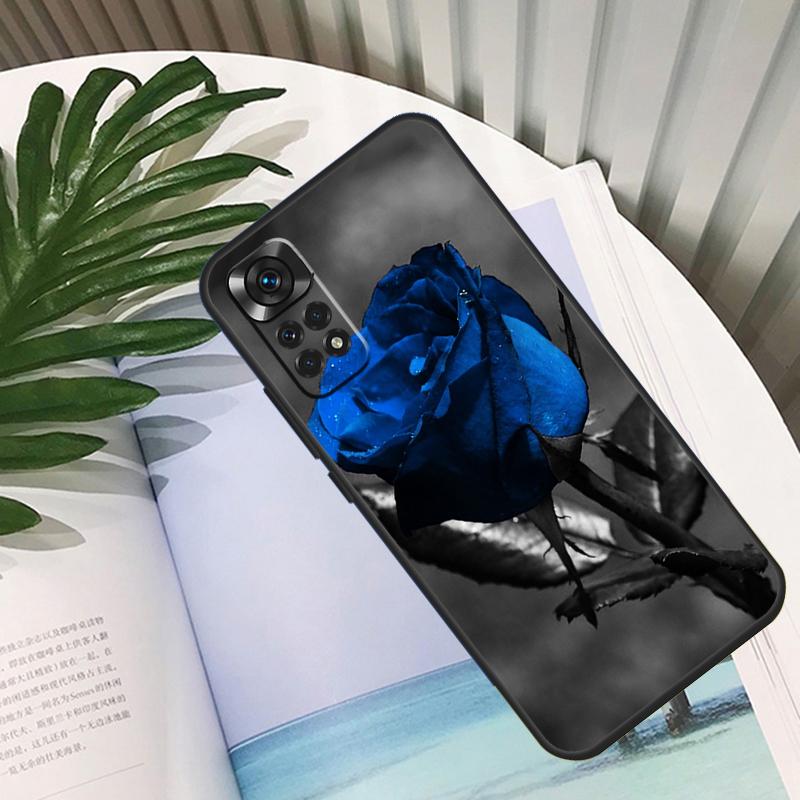 Blue Rose Art Funda For Xiaomi Redmi Note 11 10 12 13 14 15 Pro Plus Case For Redmi 15C 10C 13C 12C 14C 15