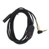 Headphone Extension Cable 3.5mm Sound Stereo Extender Cord Nylon Wire with Volume Control for Earphones