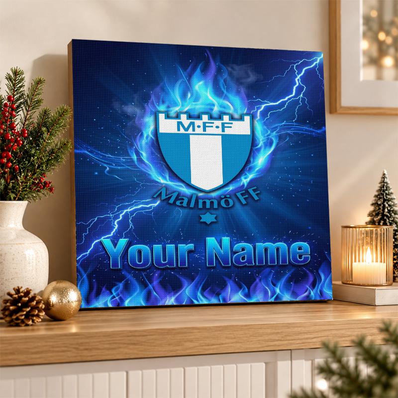 Malmö FF Custom Name Text 5D Diamond Painting Kit DIY Full Drill Diamond Art Decoration