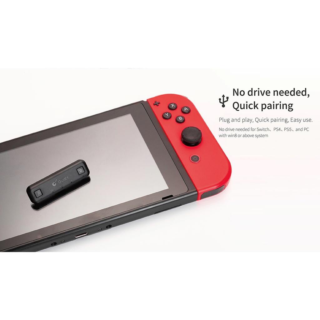 Адаптер аудио Bluetooth-приемника NS07 PRO, совместимый с консолью Switch
