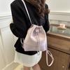 Women's Backpack 2025 New High-end Niche Versatile Chain Back Bag Shoulder Portable Bucket Bag Travel Bag