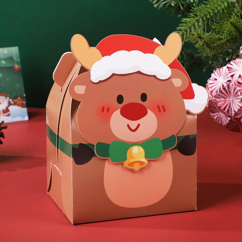 Christmas Cartoon Hand-held Gift Box, Christmas Eve Packaging Box