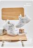 B. DUCK Little Yellow Duck Big Children's Casual Girls' Spring and Autumn White Fashion Sports Shoes