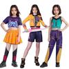 K-Pop Rumi Zoey Mira Demon Hunters Cosplay Costume for Girl Halloween Stage 3D Printed Pattern Role Play Clothes