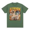 2025 Funny Tee Autism Unhinged Funny Rock Hyrax Meme Graphic Tshirts Cotton Clothing New Style Fashion Tshirt Hot Sale Clothing
