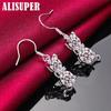 925 Sterling Silver Cat AAA Zircon Drop Earring Jewelry