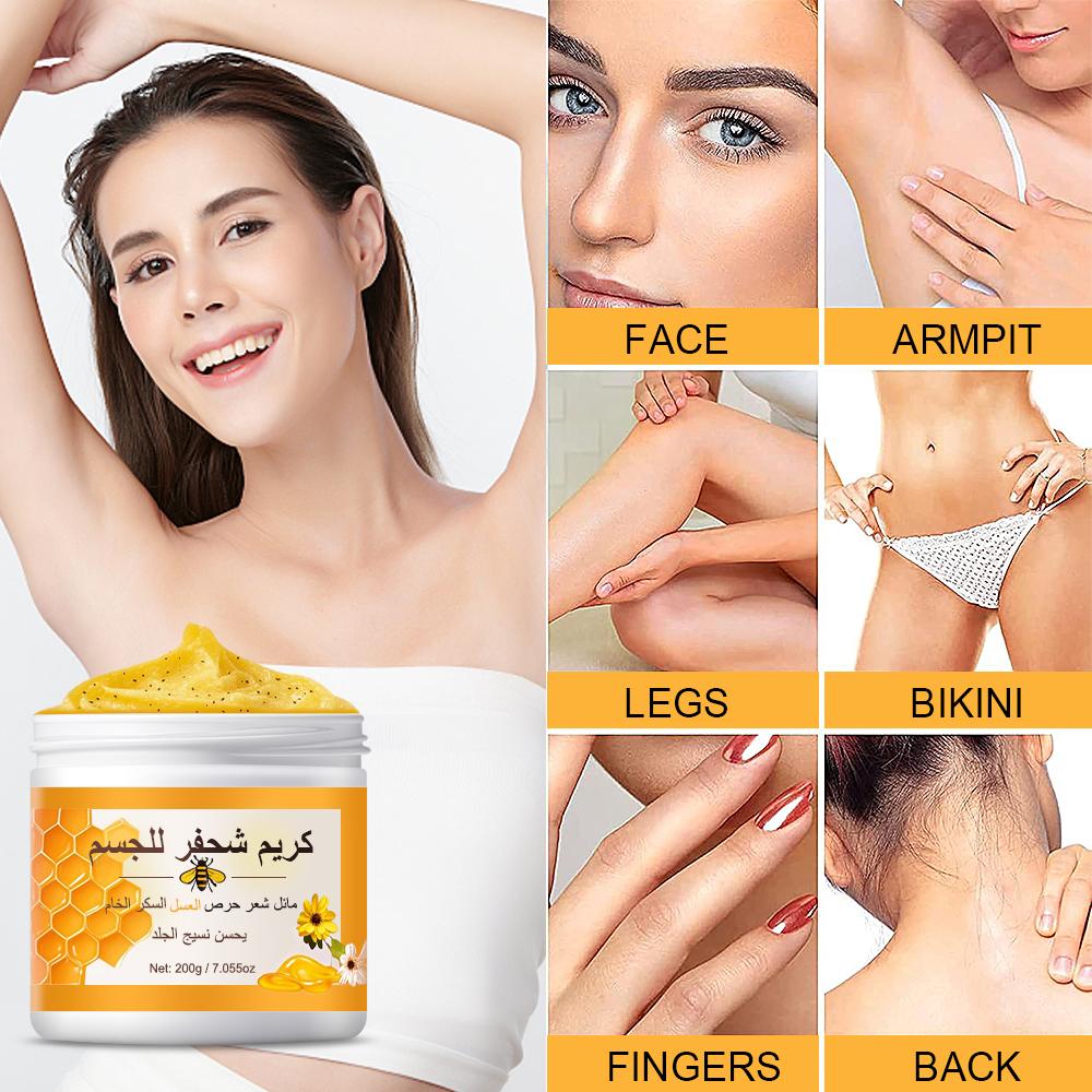 Honey Facial Body Scrub-Deep Hydration and Gentle Cleaning Skin, Remove Impurities for a Refreshed, Radiant Appearance,200g