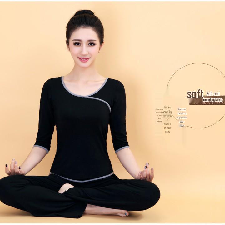 Одежда для йоги Butterfly Dance: Комплект для похудения больших размеров на весну/лето для йоги и фитнеса для мамы и дочки