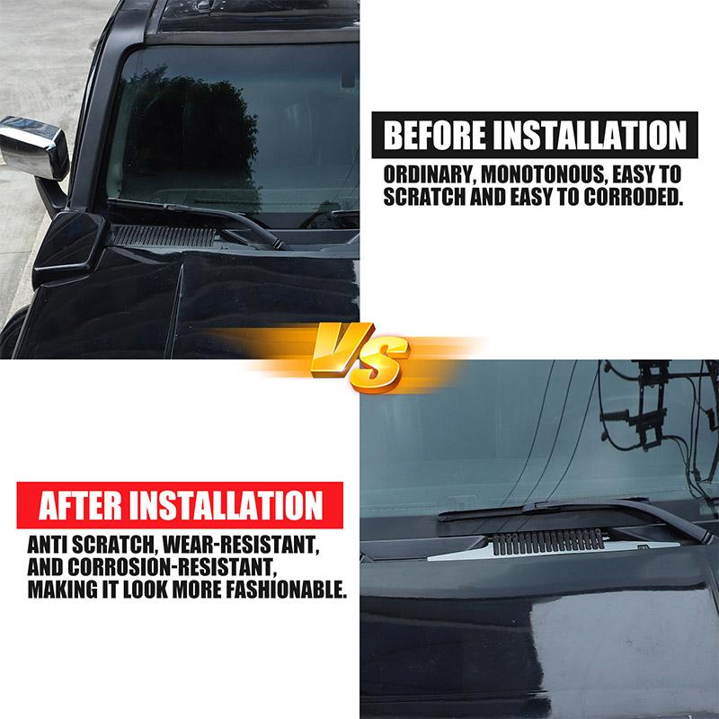 Для Hummer H3 2005-2009 Нержавеющая сталь Декоративная сетка вентиляционного отверстия капота автомобиля Наклейка Внешние Модифицированные Автоаксессуары