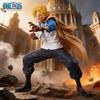 1 шт. Официальная фигурка Сабо из One Piece, боевая поза, аниме-декор и коллекционный предмет, идеально подходит для подарков на день рождения и праздники.