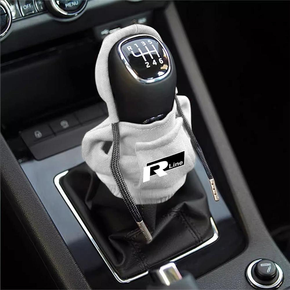 2025 Hot For Volkswagen VW GTI R Golf 7 Polo Tiguan Passat Lavida Rline Hoodie Car Gear Shift Knob Cover Manual Handle Change Le