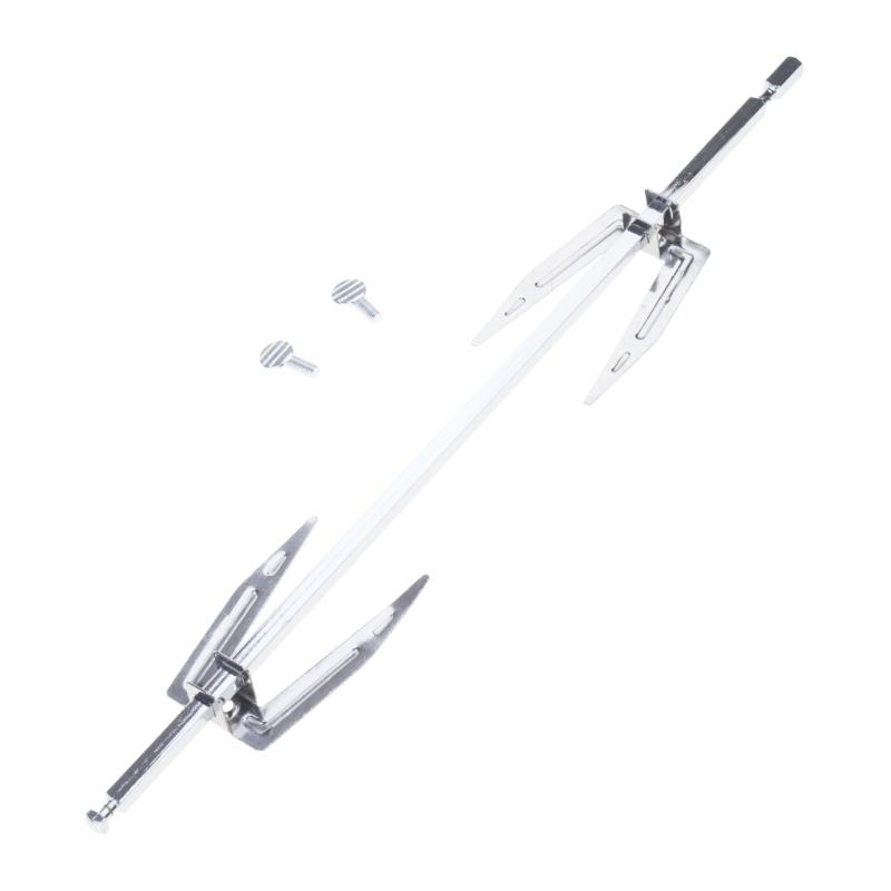 Вращающийся вертел для гриля Фритюрница Вилка для гриля Вилка для жарки курицы Шампур из нержавеющей стали Аксессуары для гриля во фритюрнице