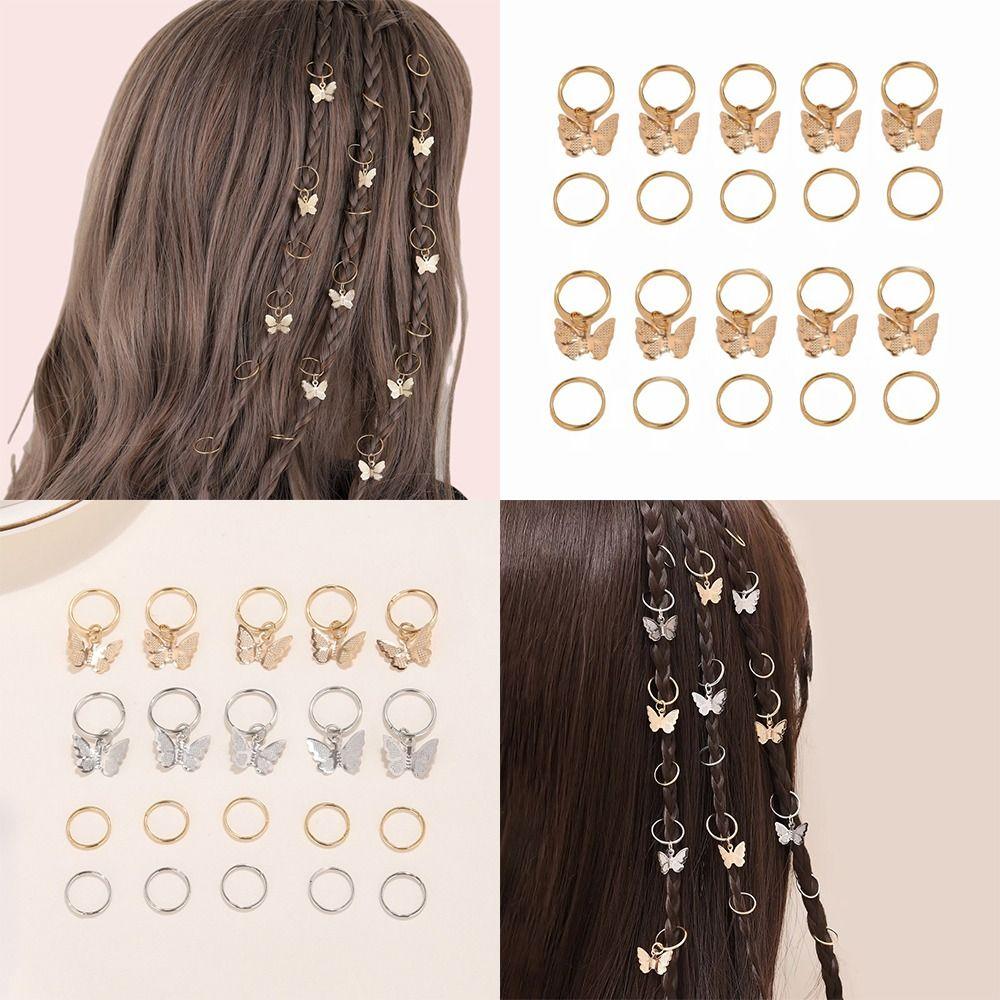 Alloy Pendant Hair Loop Dirty Braid Hair Clip Hair Braiding Metal Cuffs Decoration