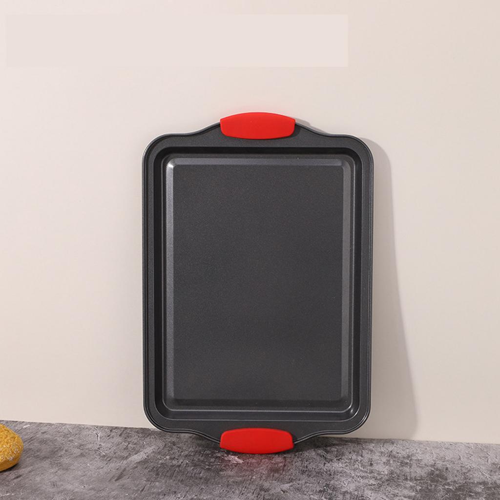 Baking Tray for Home Use Non Stick Coating Cake Mold Rectangular Baking Pan with Temperature Resistance