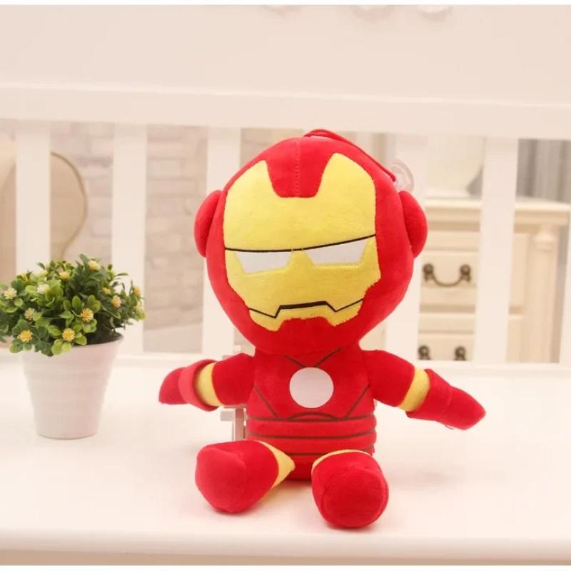 STOCK 27cm Man Spidermaned Plush Toys Movie Dolls MarvelAvengers Soft Stuffed Hero Captain America Iron Christmas Gifts