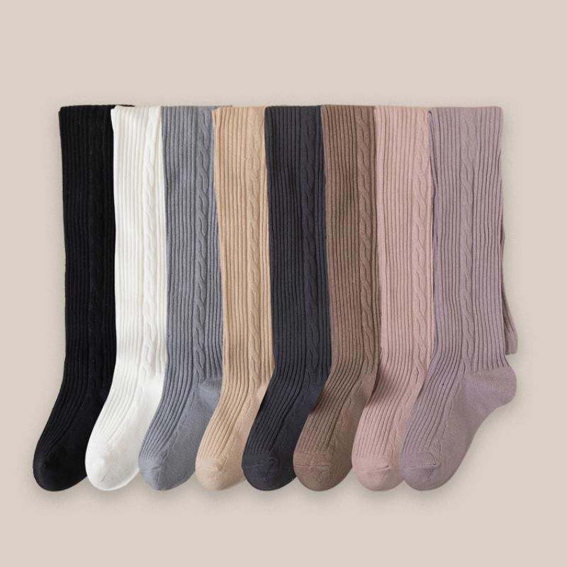 Колготки для девочек, теплые леггинсы, весна 2024, колготки для девочек, детские колготки, детские штаны, однотонная хлопковая одежда, весна-осень