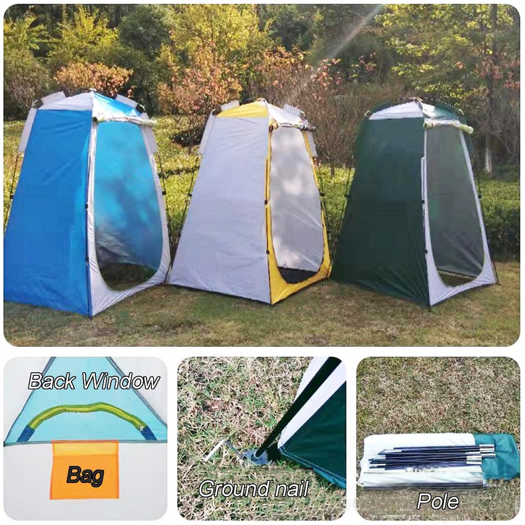 WTEMPO Портативная палатка для кемпинга, душ, туалет, уличная гардеробная, водонепроницаемая раздевалка (3 цвета)