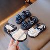 Summer New Girls Princess Flat Sandals Fashion Versatile Fold Children Causal Beach Sandals Kids Open-toe School Causal Shoes