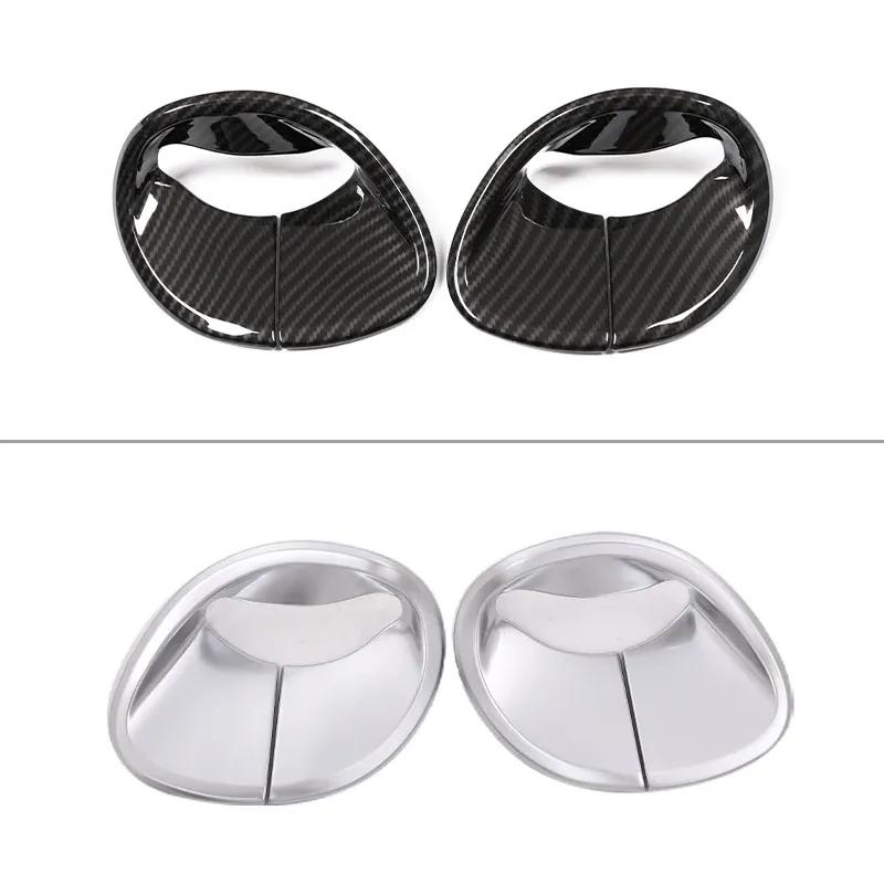 For Alfa Romeo Giulia 2017- ABS Interior Seat Belt Cover B Pillar Trim Car Styling Decoration Accessories