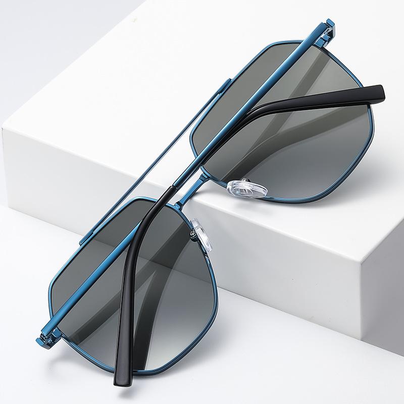 Новые полигональные поляризованные солнцезащитные очки для мужчин, водителей, водителей, квадратные очки без оправы, плавающие солнцезащитные очки для рыбалки