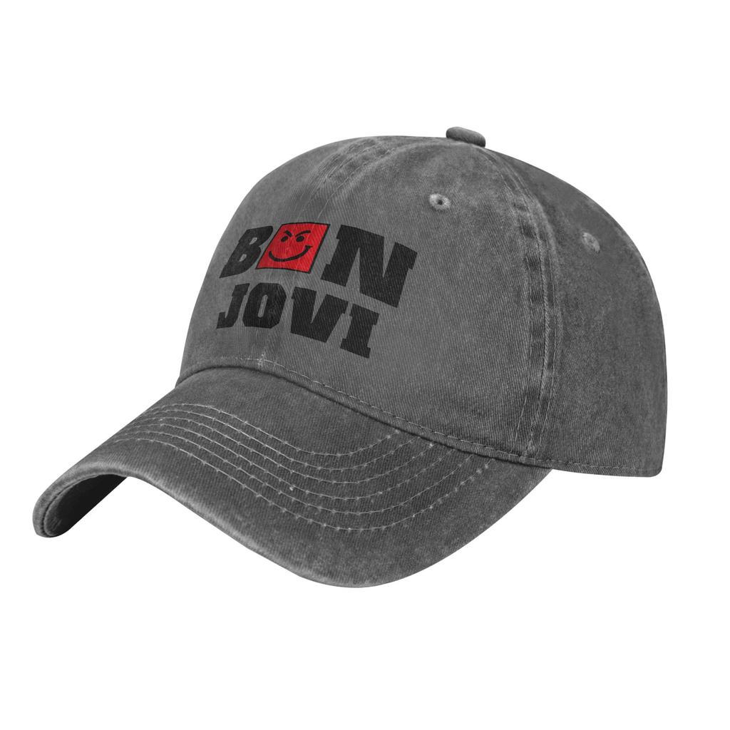 Vintage Bons Jovis Songs Baseball Cap Men Women Distressed Denim Snapback Cap Outdoor Running Golf Adjustable Caps Hat