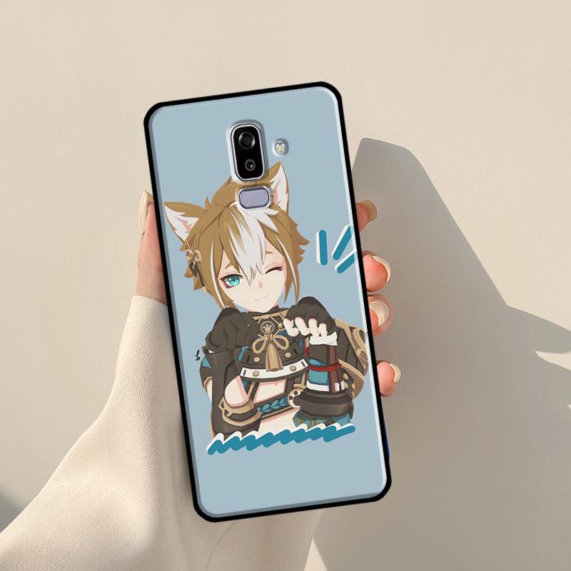 Чехол Genshin Impact Gorou для Samsung Galaxy J7 2016 A3 A5 J1 J3 J5 2017 A6 A7 A8 A9 J8 2018 J4 J6 Plus