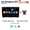 NaviFly Android 13 беспроводной Carplay Auto для Peugeot 407 1 2004-2011 автомобильный радиоприемник мультимедиа видеоплеер навигация GPS стерео DSP