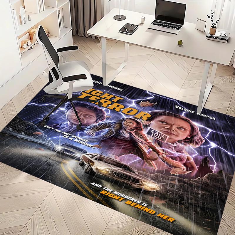 1pc The Revenge of Michael Myers Print Area Rug - Soft, Washable Non-Slip Indoor Mat, Living Room, Home Office Decorative Rug,Office Decorative