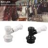 2Pcs Home Brewing Ball Lock Keg Connector + 8mm‑1 4in FFL Quick Push‑Fit Connector