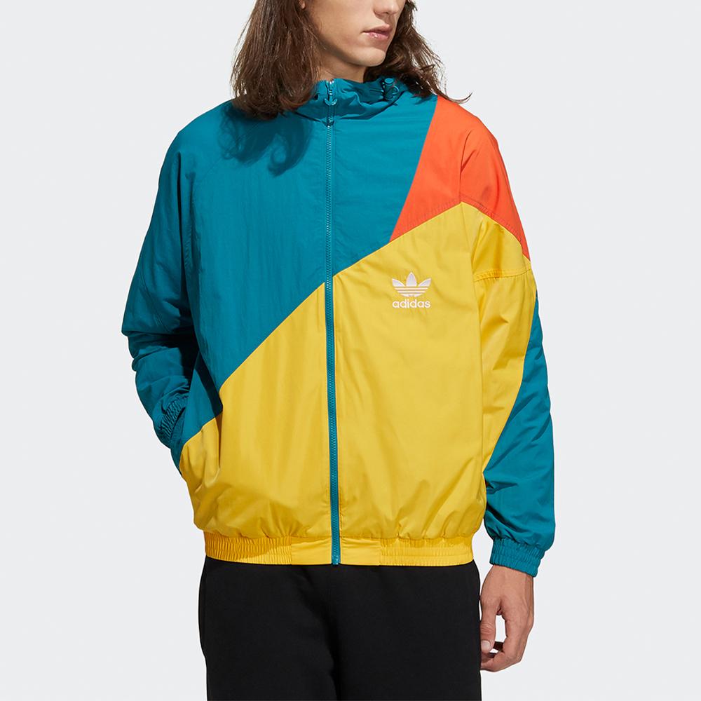 adidas Оригинальные куртки мужские Energy бирюзово-зеленые с капюшоном умеренные прочие H46705