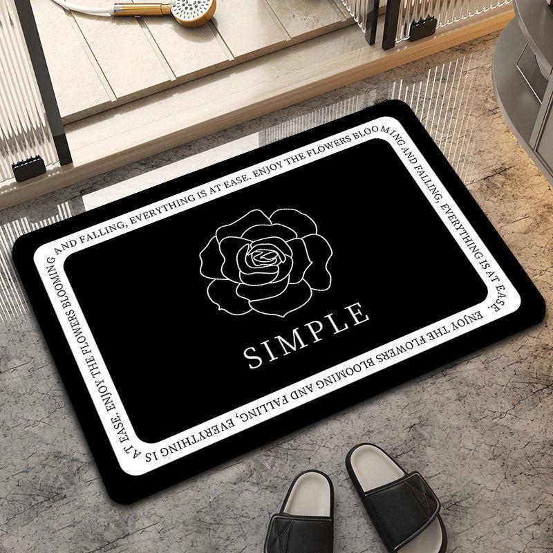 Продвинутый Легкий Роскошный Ванная Комната Противоскользящий Диатомовый Земля Кухня Износостойкий Грязный Коврики для Пола Домашнее Украшение