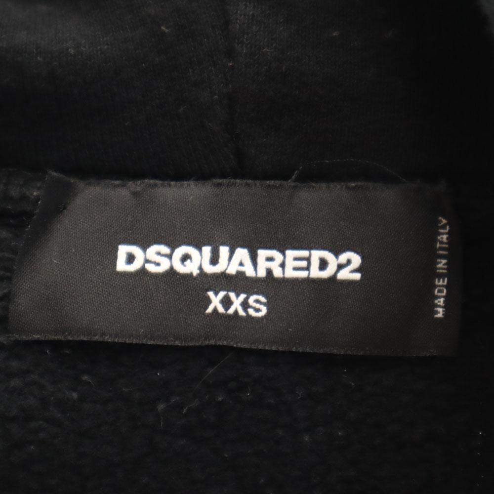 Dsquared2 Сделано в Италии Пуловер Parker с длинным рукавом XXS черный Женский Б/у