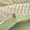 Pure Cotton Home Textile Striped Bedding Set Simple Soft Duvet Cover Sheet Pillowcase Ins Style Bed Linens Queen King Size