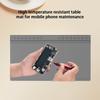 Silicon Insulation Pad Heat-Resistant Repair Work Mat 70*40CM BGA Soldering Station for Electronic Phone Laptop Watch Repair