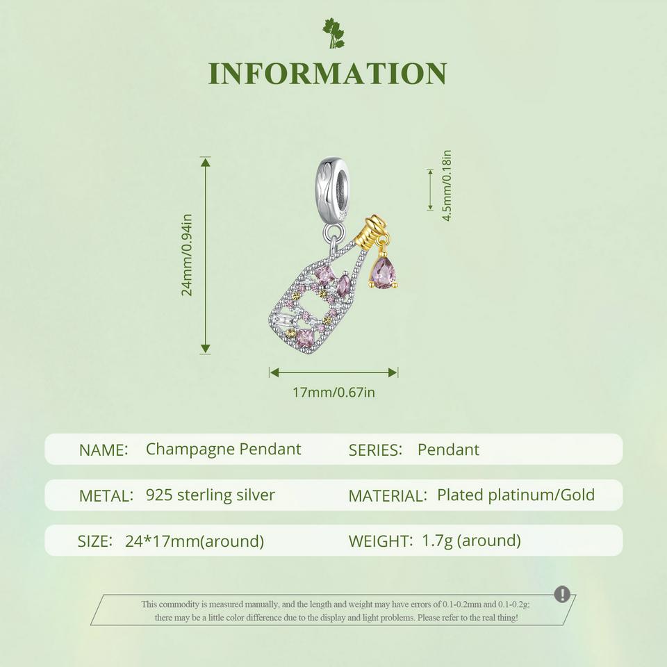 BAMOER из стерлингового серебра 925 пробы, бусины золотой серии, подвески в форме зонтика, подходят для оригинального серебряного браслета, женские украшения «сделай сам»