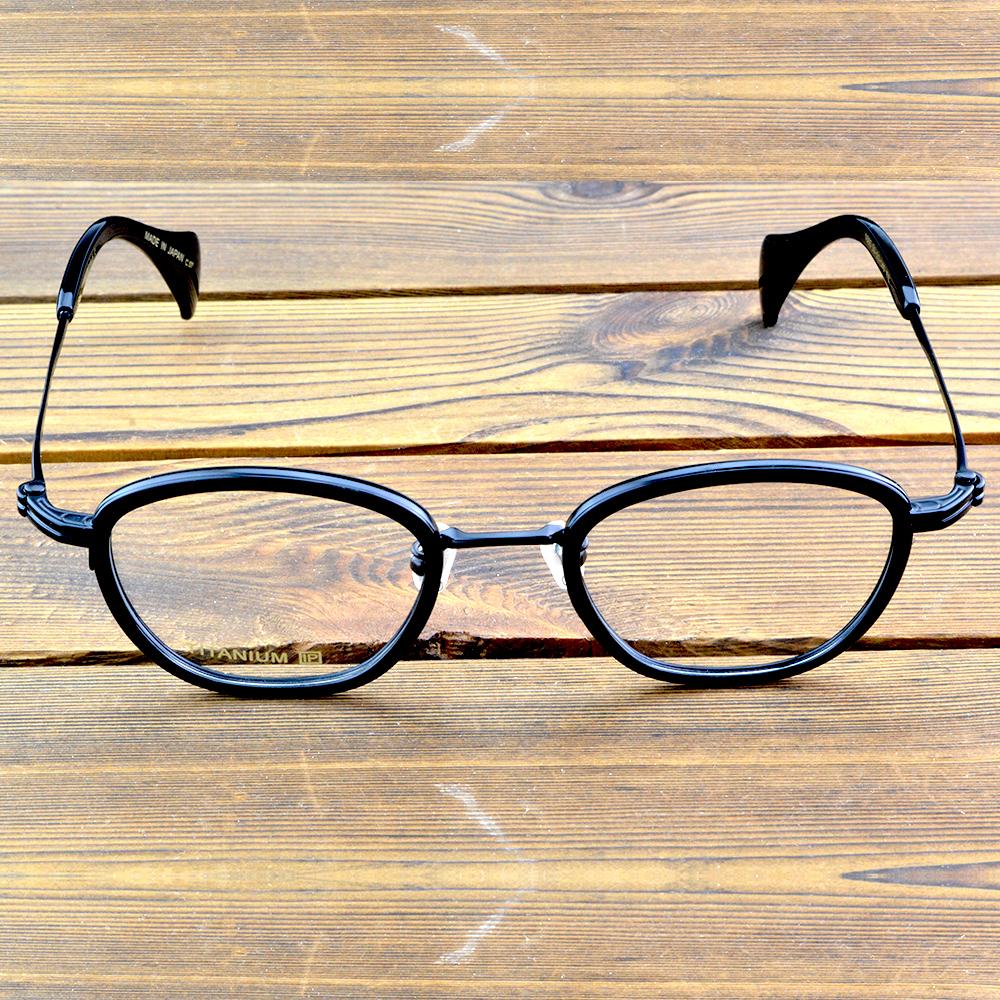 Легкая титановая круглая оправа для очков для мужчин и женщин – Прочные черные очки с удобной посадкой